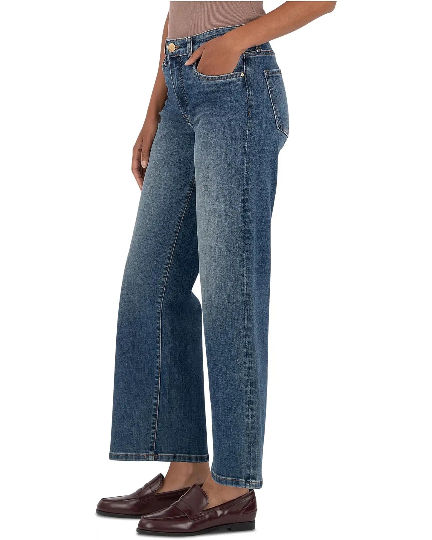 Charlotte High Rise Fab Ab Wide Leg