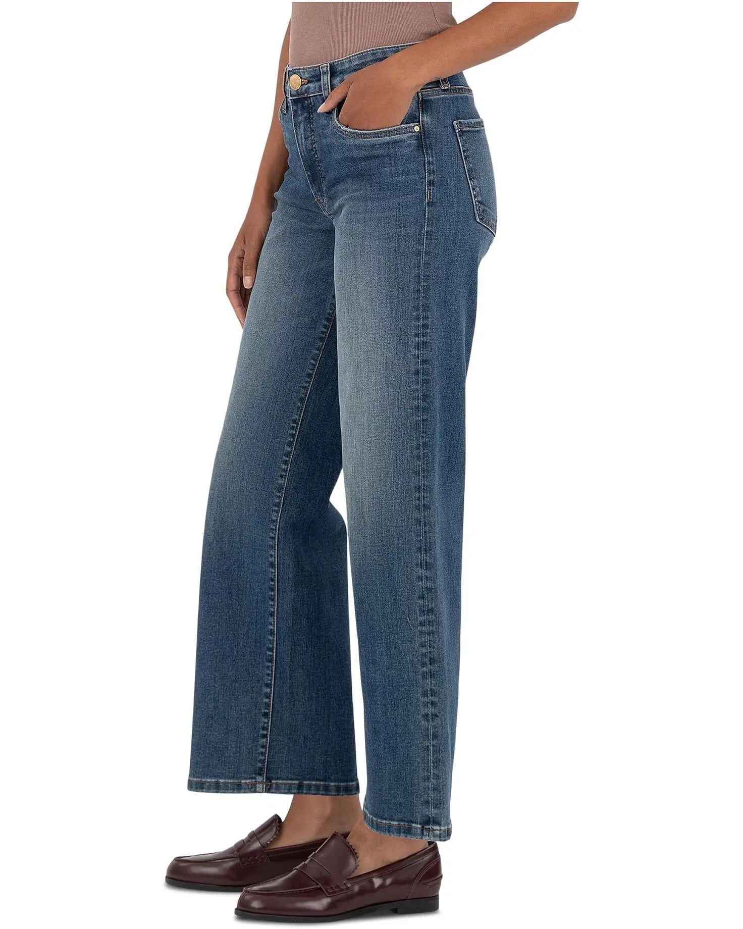 Charlotte High Rise Fab Ab Wide Leg