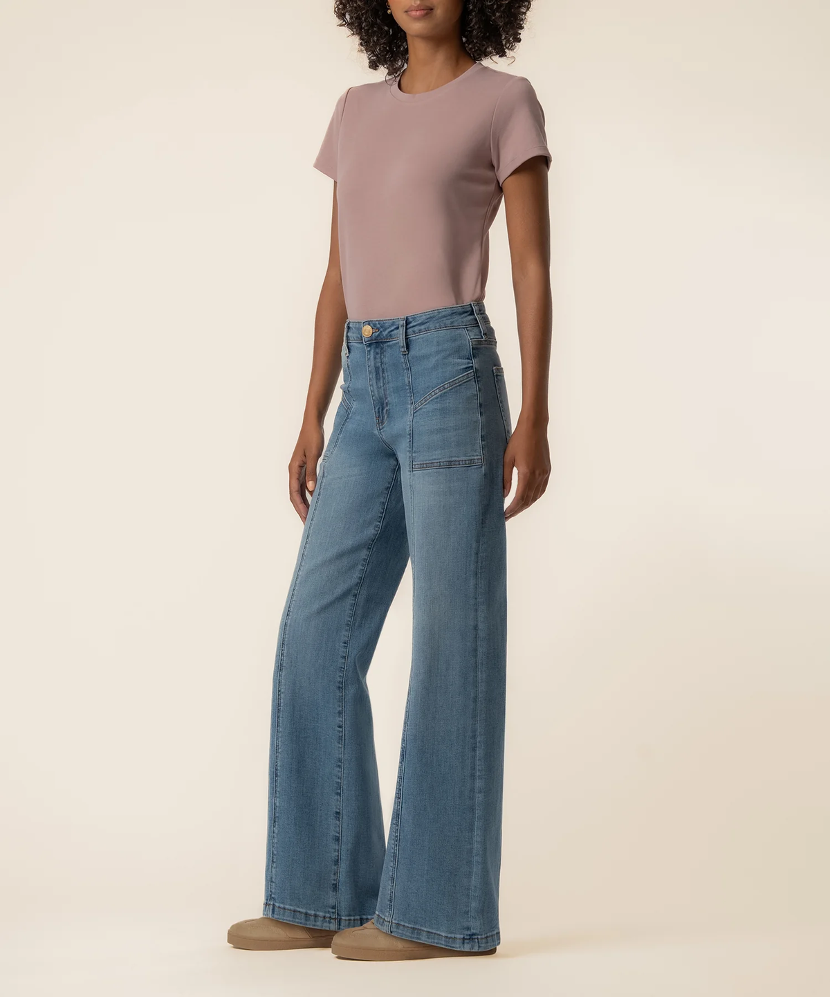 Jean High Rise Wide Leg