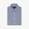 Mizzen+Main Leeward Long Sleeve Dress Shirt in Espresso Doug Plaid
