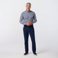 Mizzen+Main Leeward Long Sleeve Dress Shirt in Espresso Doug Plaid