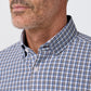 Mizzen+Main Leeward Long Sleeve Dress Shirt in Espresso Doug Plaid