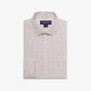 Mizzen+Main Leeward Long Sleeve Dress Shirt in Espresso Filbert Plaid