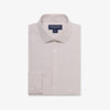 Mizzen+Main Leeward Long Sleeve Dress Shirt in Espresso Filbert Plaid