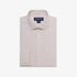 Mizzen+Main Leeward Long Sleeve Dress Shirt in Espresso Filbert Plaid