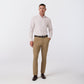 Mizzen+Main Leeward Long Sleeve Dress Shirt in Espresso Filbert Plaid