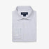 Mizzen+Main Leeward Long Sleeve Dress Shirt in White Navy Mini Grid