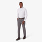 Mizzen+Main Leeward Long Sleeve Dress Shirt in White Navy Mini Grid