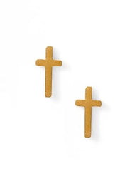 Screwback Stud Earrings - Catherine Cross