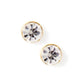 Screwback Stud Earrings - Juliet - Clear