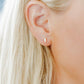 Screwback Stud Earrings - Micro Amber
