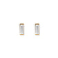 Screwback Stud Earrings - Micro Amber