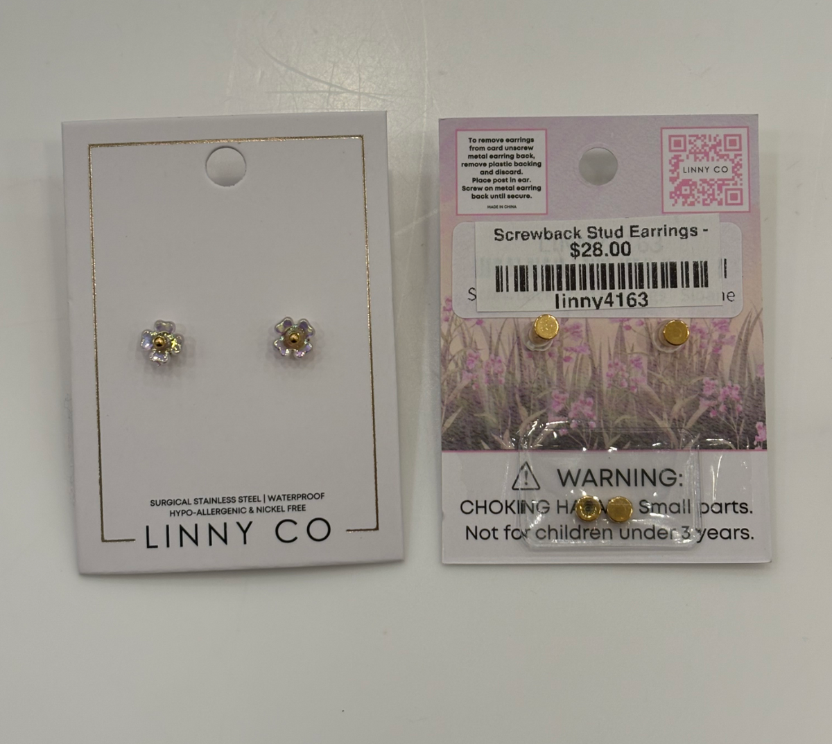 Screwback Stud Earrings - Sloane