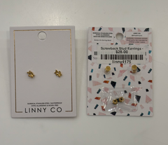 Screwback Stud Earrings - Lark Butterfly