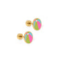 Screwback Stud Earrings - Beach Ball