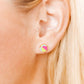 Screwback Stud Earrings - Beach Ball
