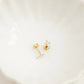 Screwback Stud Earrings - Clara Cross (Gold)