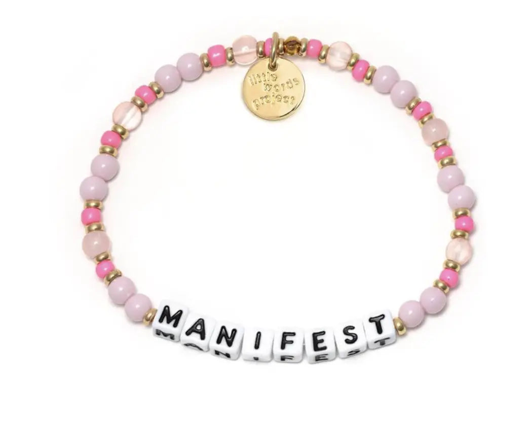 Little Words Project - Manifest Strawberry Daiquiri Bracelet S/M