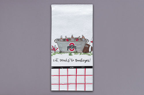 OSU Eat, Drink, Go Bucks Hand Towel