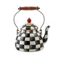 Courtly Check Enamel Tea Kettle
