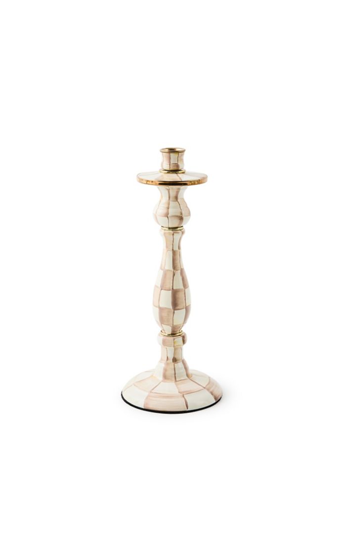 Mocha Check Candlestick