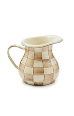 Mocha Check Little Creamer