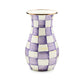 Violet Check Tall Vase
