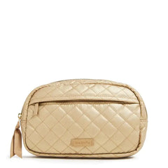 Mini Belt Bag Champagne Gold Pearl Front View