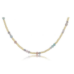 15" Choker Hope Unwritten Gemstone - Hot Mess Spring Summer