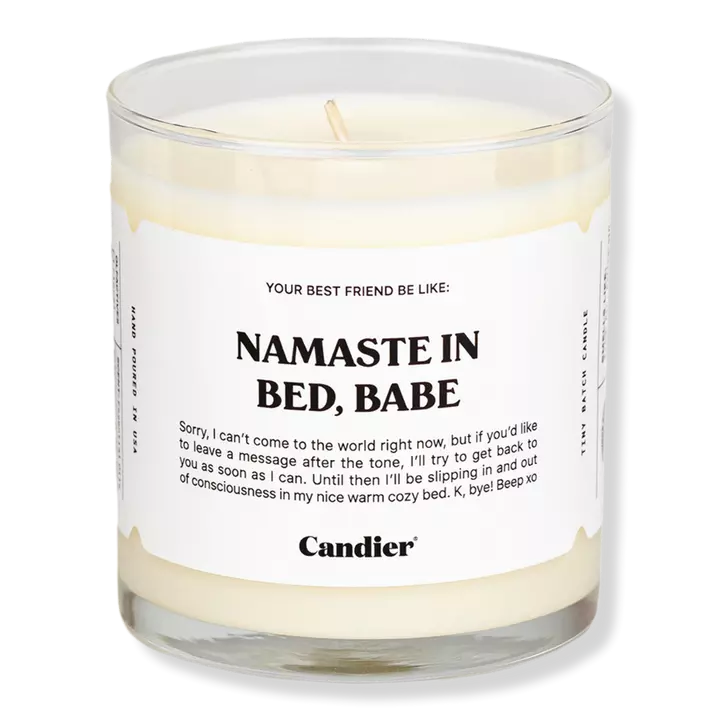 Namaste In Bed, Babe Candle - Candier Candles