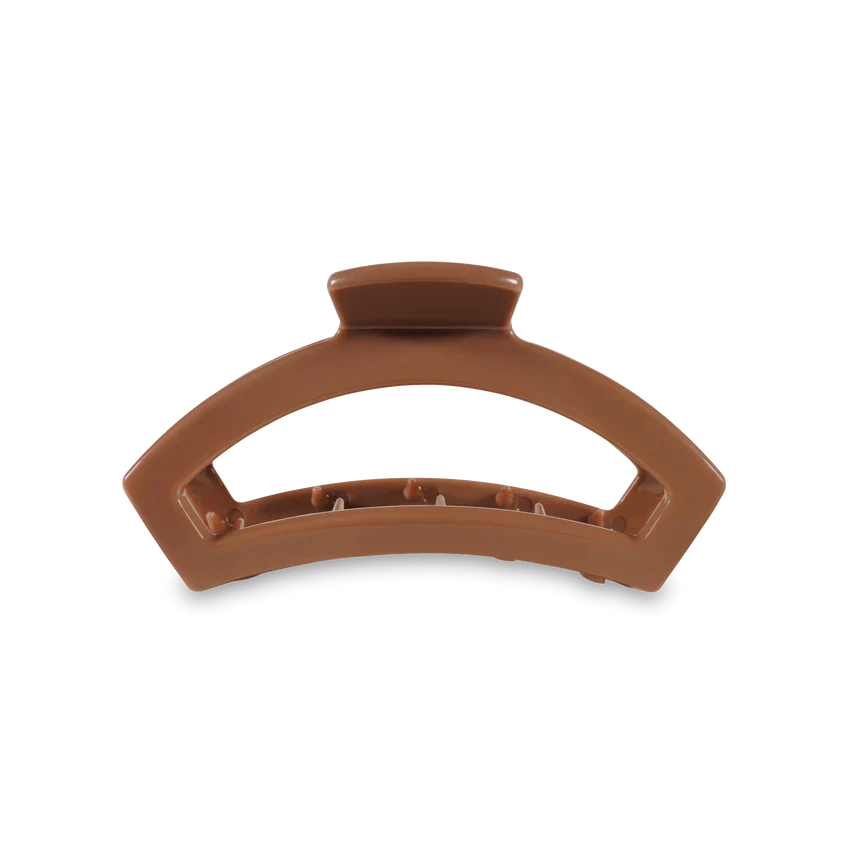 TELETIES Caramel Open Caramel Medium Hair Clip