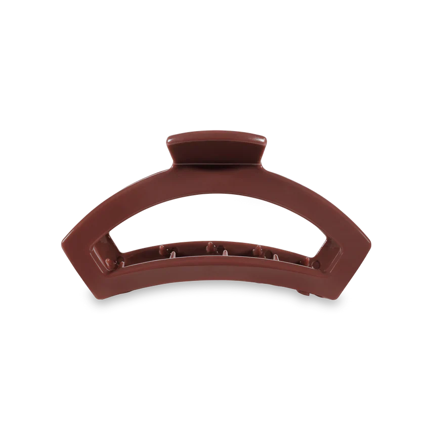 Open Nutmeg Medium Hair Clip from TELETIES.