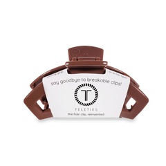 Open Nutmeg Medium Hair Clip from TELETIES.