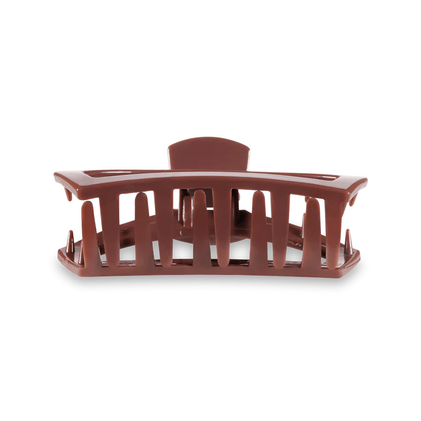 Open Nutmeg Medium Hair Clip from TELETIES.