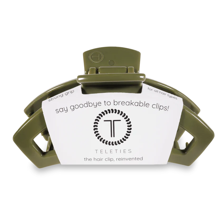 TELETIES - Open Olive Large Hair Clip