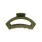 An Open Olive Medium Hair Clip from TELETIES.