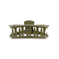 A Open Olive Tiny Hair Clip from TELETIES.