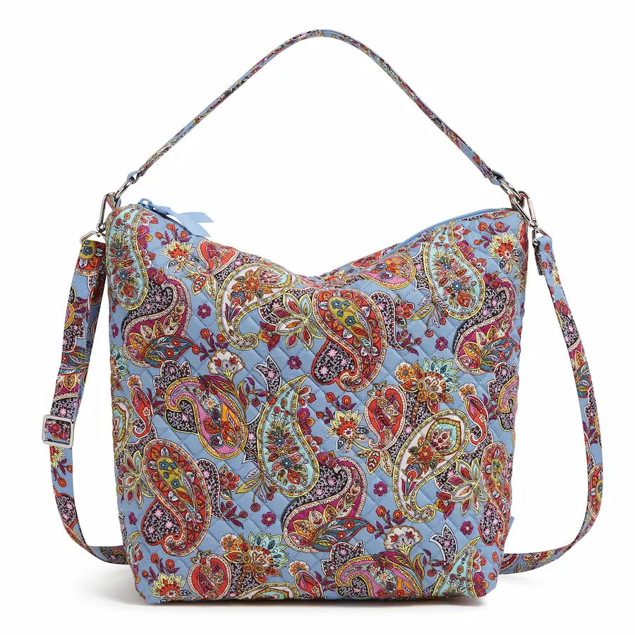 Vera Bradley Oversize Hobo Shoulder Bag in Provence Paisley.