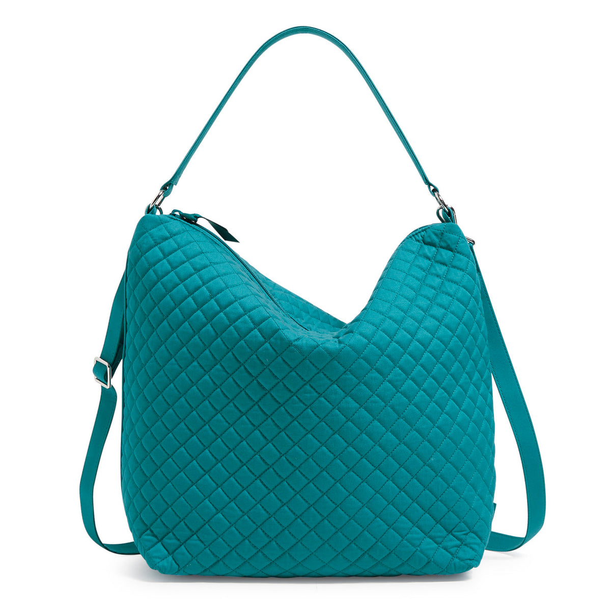 Vera Bradley Oversize Hobo Shoulder Bag in Forever Green.