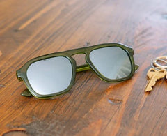 Deep Dive Polarized Sunglasses - Green