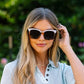 Frenchy Polarized Sunglasses - Mocha Tortoise/Cream