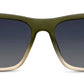 Hank Polarized Sunglasses - Green/Tan