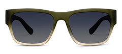 Hank Polarized Sunglasses - Green/Tan