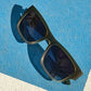 Hank Polarized Sunglasses - Green/Tan