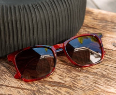 Mateo Polarized Sunglasses - Fire Tortoise
