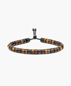 Pig & Hen Brontide 6mm Adjustable - Tiger Eye | Black view 1 (Tiger Eye | Black)