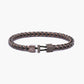 Pig & Hen catena foxtail slate gray bronze bracelet product view (Slate Gray | Bronze)