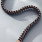 Pig & Hen catena venetian 7mm slate gray bronze bracelet detail (Slate Gray | Bronze)