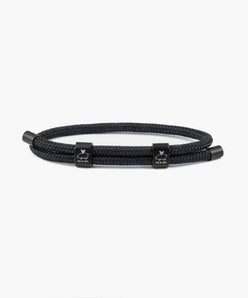 Pig & Hen Little Lewis DBL black black bracelet product view (Black | Black)