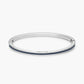 Pig & Hen navarch 4mm closed navy silver bracelet product view (Navy | Silver)